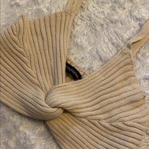 Twist front Crop top